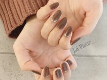 ラ フルール(La Fleur)/ブラウン ミラー　冬 シースルー