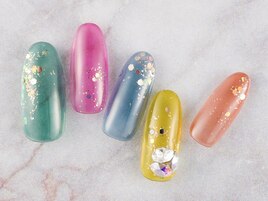 カラフルクリアネイル