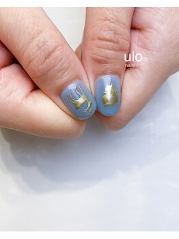 ウロネイルズ(ulo nails)/鹿とちいかわシルエット