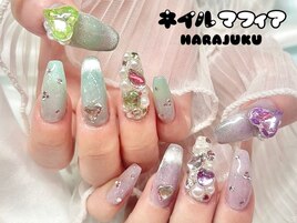 キラキラ/ワンホン/韓国ネイル