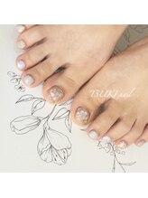 ツキネイル(TSUKI nail)/夏シェルフットデザイン