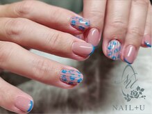 ネイルプラスユウ(NAIL+U)/レオパードネイル