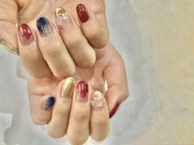 フリースタイル(Free Style)/☆ニュアンス成人式ネイル☆