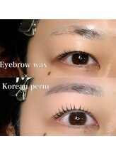 ソプラ 京都駅前店(sopra)/アイブロウwax＋韓国風パーマ