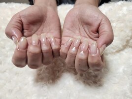 クリアネイル　３８００円
