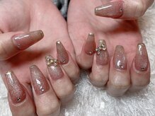 レアネイル 新宿(le'a nail)/ミラーフレンチネイル