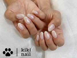 ワンカラーネイル/冬ネイル