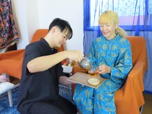 ココデシカ 押上店(coco-desika)/施術後はハーブティでリラックス