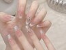 春夏おすすめno.1！ワンホンチーク＋マグネットネイル￥6500