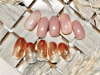 ネウィ ネイル 銀座(newi nail)の写真/初めてでも大丈夫！爪を削らないパラジェルで仕上げる、上品なシンプル系ネイル★銀座　パラジェル　４K