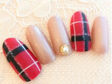 コエル(coel)/冬チェックネイル