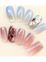 アンベリール ネイルサロンアンドスクール(embellir)/フラワーネイル￥4800