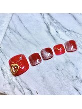 イーエムエー(e.m.a)/ハートチャームネイル