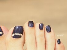 スオラ(suora)/ネイビー×ストーンFOOT
