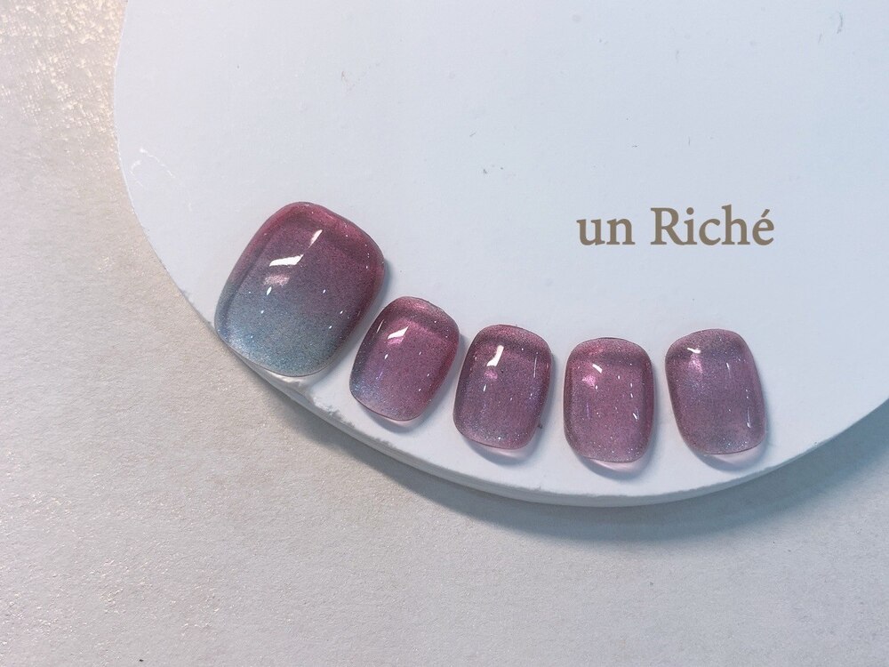 2025年冬】ニュアンス パープル フットのネイルデザイン集｜人気順  