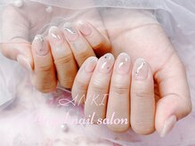 エンジェルネイルサロン(Angel nail salon)/暗いチークXマグネットXストーン