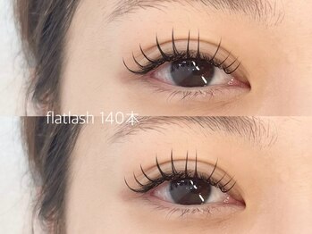 ビューティーラインリュクス(BEAUTY LINE Luxe)の写真/【お勧めNo.1】フラットラッシュはダメージレスで、自まつ毛が少ない方や細い方にも◎