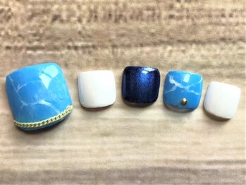 ラ クレア 津田沼店/フット：定額アート￥7000