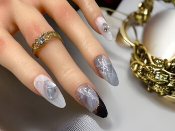 ネイルズミューコ(nail's MyuCo)/雪景色デザイン