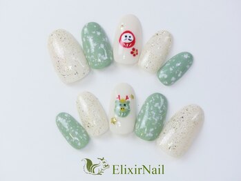 エリクサーネイル 五反田(Elixir Nail)/定額a シンプル／クーポン使用