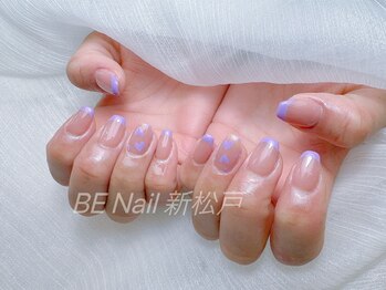 ビーネイル 新松戸(BE NAIL)/可愛い色フレンチネイル