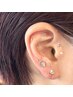 【再来new menu】まつパ＋眉毛wax＋耳つぼジュエリー/11250→10950