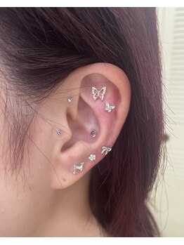 アイブロウサロン ミラ(Eyebrow Salon Mira)/耳つぼジュエリーつけ放題