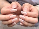 ミラー×ホログラムネイル