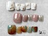 〈フット〉8月・9月限定！月替わり定額アート１２種￥7700　ケア込