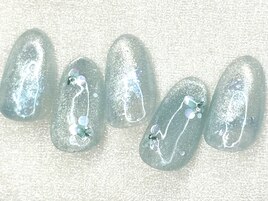 【春夏紫陽花ネイル】