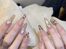 椿楽堂 新宿店/ヒョウ柄ネイル