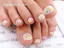 アグニークリッシェ(Agunik Riche)/【押し花ネイル】