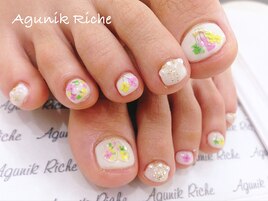 【押し花ネイル】