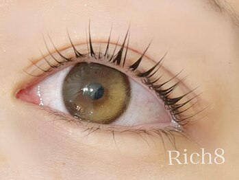 ネイルアンドまつげエクステ リッチエイト 原宿店(Rich8)/韓国アイドル風束感まつげパーマ