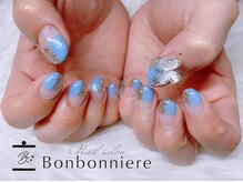 ネイル ボンボニエール 京阪シティモール天満橋店(Nail bonbonniere)/塗りかけニュアンス