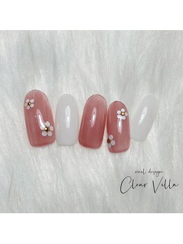 ネイルサロンクリアヴィラ(nail salon clear villa)/Korean☆nail¥7990