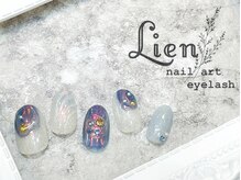 リアン 川崎店(Lien)/イベントネイル★パーツ埋め込み
