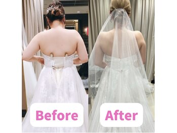 ボディキュア ブライダル美容整体 大阪梅田/憧れのドレスが着れる♪/関西