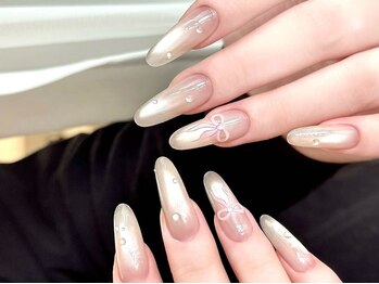 ナユキネイル 渋谷店(NA.YUKI NAIL)/ミラー×マグネットネイル