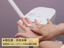 ビオハーヴェスト 日立駅店(Bio Harvest)/衛生面・手指消毒