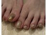 【director nailist】6.7.8月来店限定 foot 10art campaign(付替オフ¥550)