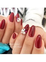 ナナズネイル 西小倉店(NANA's Nail)/レッドワンカラー