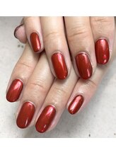 ヘアーアンドネイル ルシア(Hair&Nail Lucia)/赤メタリックで秋らしく！
