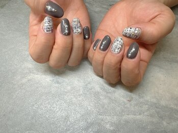 エンジェリック カラーズ(Angelic colors)/ツイードネイル☆