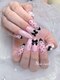 モアネイル(Moa nail)の写真/《自爪が折れやすい/深爪の方におすすめ》初めての長さだしもお気軽にご相談ください♪美爪に仕上げます！