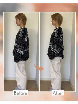 藤沢南口整体サロン/20代女性　姿勢が良くなりました