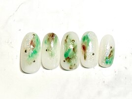 プチアート定額ネイル￥6980