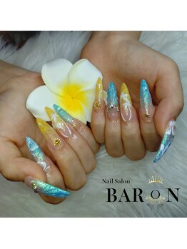 バロン 新宿店(BARON)/オーロララメ×夏デザイン