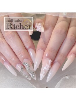 エスフィーネイルサロン リシェル(Esfy nailsalon Richer)/長さだしシンプルコース