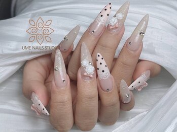 ウメネイルスタジオ(UME NAIL STUDIO)/長さだしやり放題×つけ放題